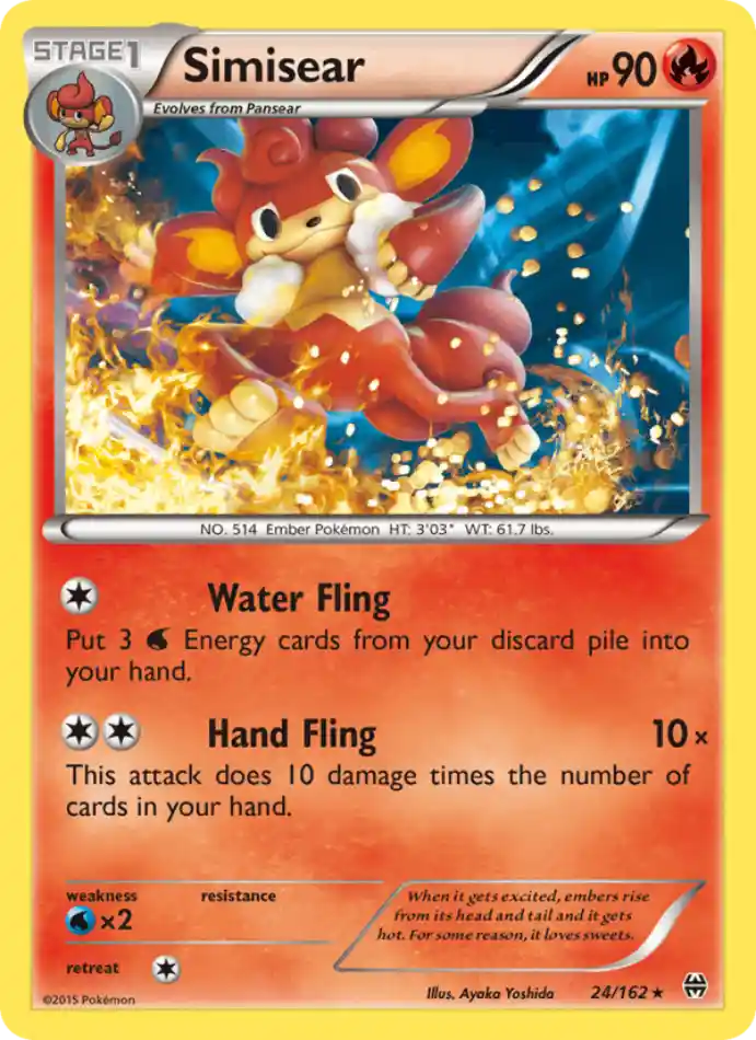 simisear-rare-breakthrough-024-162-pokemon-karti.webp Simisear - Reverse Holo Rare - BREAKthrough - 024/162 - Pokemon Kartı - Görsel 1