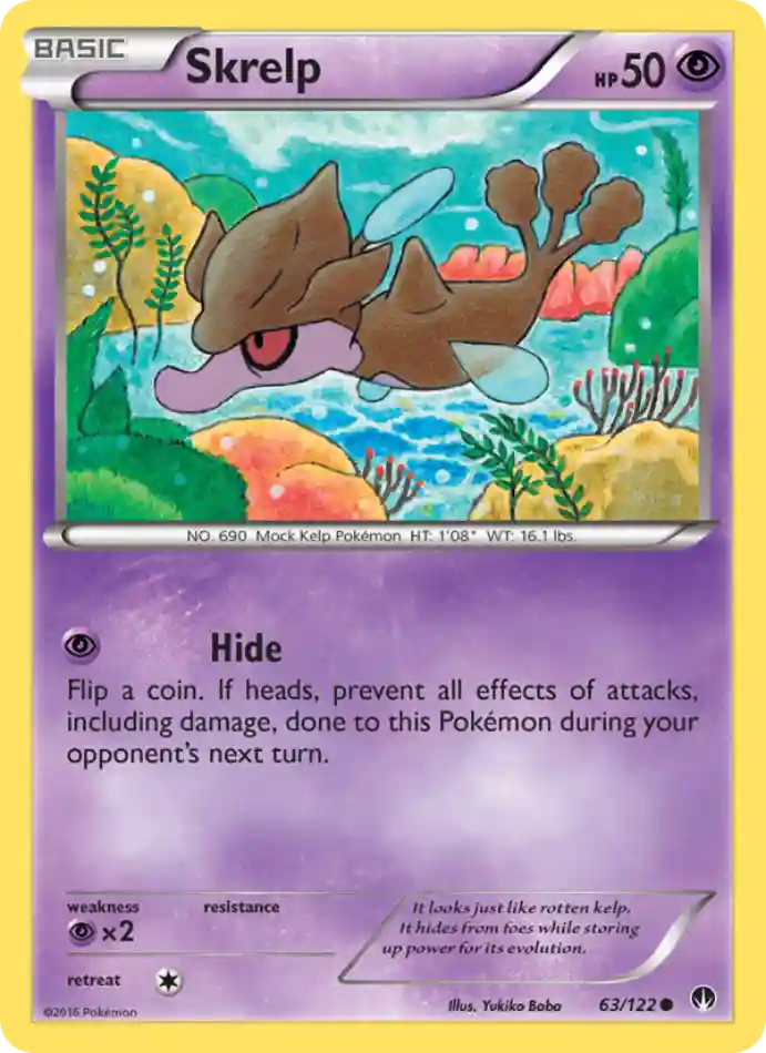 skrelp-common-breakpoint-063-122-pokemon-karti.webp Skrelp - Reverse Holo Common - BREAKpoint - 063/122 - Pokemon Kartı - Görsel 1