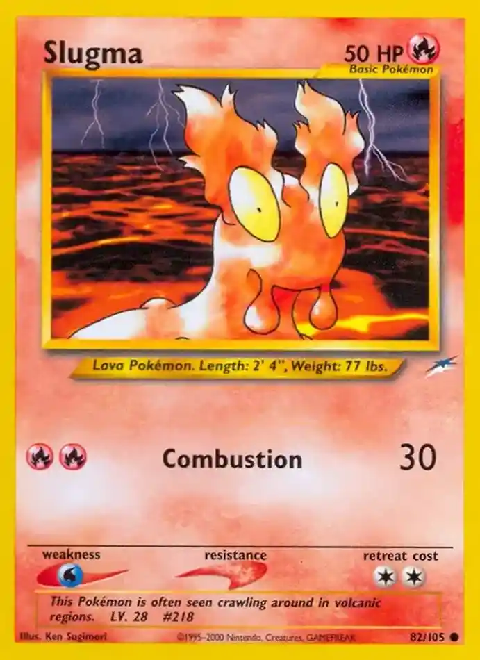 slugma-common-neo-destiny-082-105-pokemon-karti.webp Slugma - Common - Neo Destiny - 082/105 - Pokemon Kartı - Görsel 1