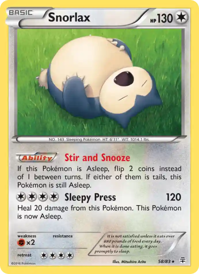 snorlax-rare-generations-058-83-pokemon-karti.webp Snorlax - Reverse Holo Rare - Generations - 058/83 - Pokemon Kartı - Görsel 1