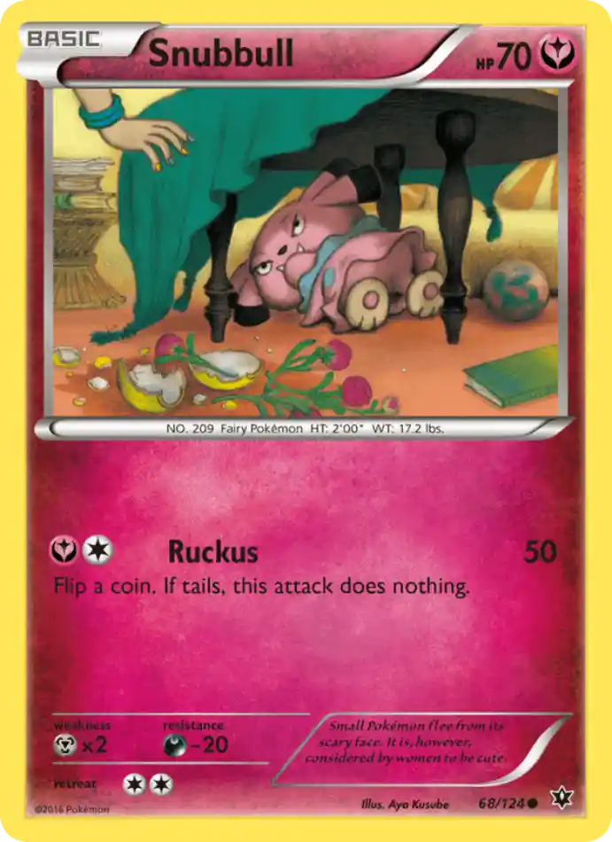 snubbull-common-fates-collide-068-124-pokemon-karti.webp Snubbull - Common - Fates Collide - 068/124 - Pokemon Kartı - Görsel 1