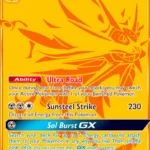 Solgaleo GX - Secret Rare - Ultra Prism - 173/156 - Pokemon Kartı