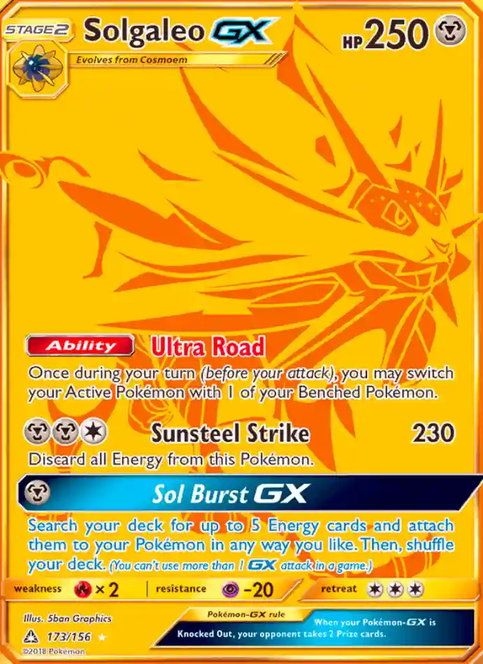 solgaleo-gx-secret-rare-ultra-prism-173-156-pokemon-karti.webp Solgaleo GX - Secret Rare - Ultra Prism - 173/156 - Pokemon Kartı - Görsel 1