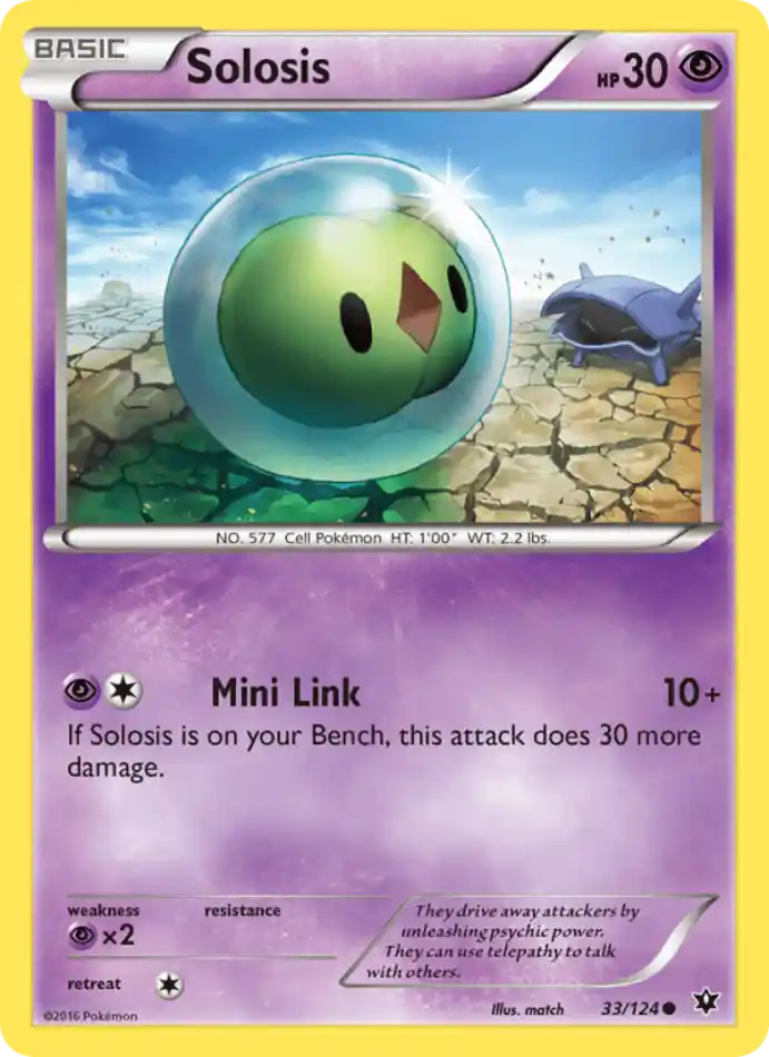 solosis-common-fates-collide-033-124-pokemon-karti.webp Solosis - Common - Fates Collide - 033/124 - Pokemon Kartı - Görsel 1