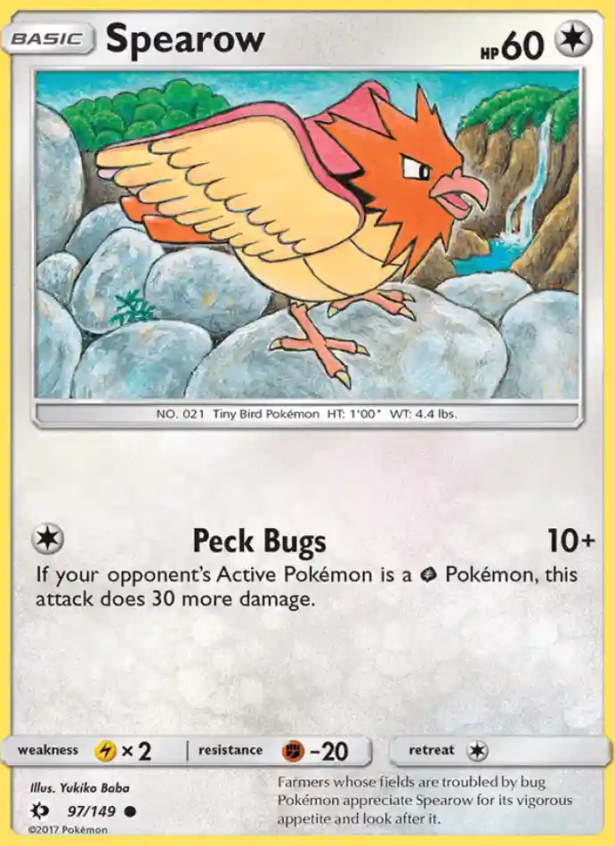 spearow-common-sun-moon-097-149-pokemon-karti.webp Spearow - Common - Sun & Moon - 097/149 - Pokemon Kartı - Görsel 1