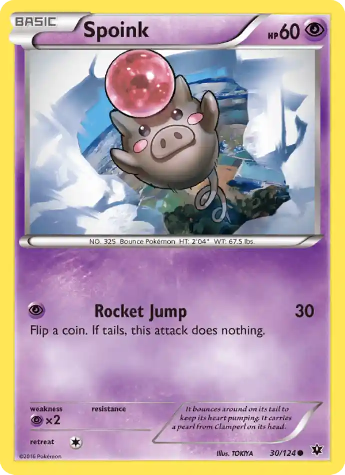 spoink-common-fates-collide-030-124-pokemon-karti.webp Spoink - Common - Fates Collide - 030/124 - Pokemon Kartı - Görsel 1