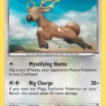 Stantler - Reverse Holo Uncommon - BREAKpoint - 091/122 - Pokemon Kartı