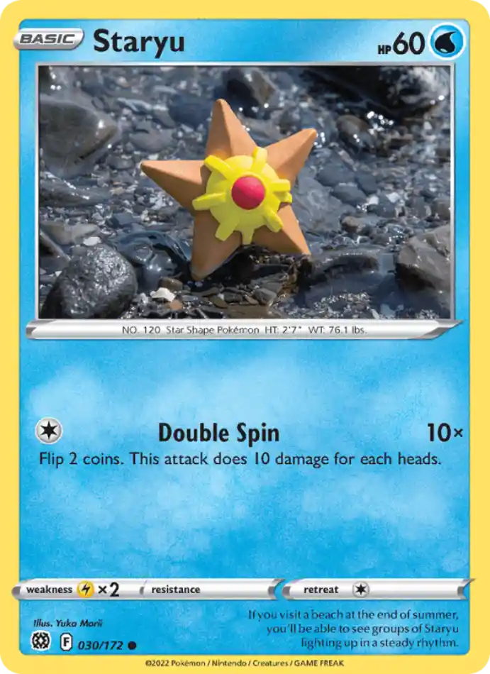 staryu-common-brilliant-stars-030-172-pokemon-karti.webp Staryu - Common - Brilliant Stars - 030/172 - Pokemon Kartı - Görsel 1