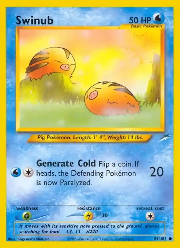 swinub-common-neo-destiny-084-105-pokemon-karti.webp Swinub - Common - Neo Destiny - 084/105 - Pokemon Kartı - Görsel 1