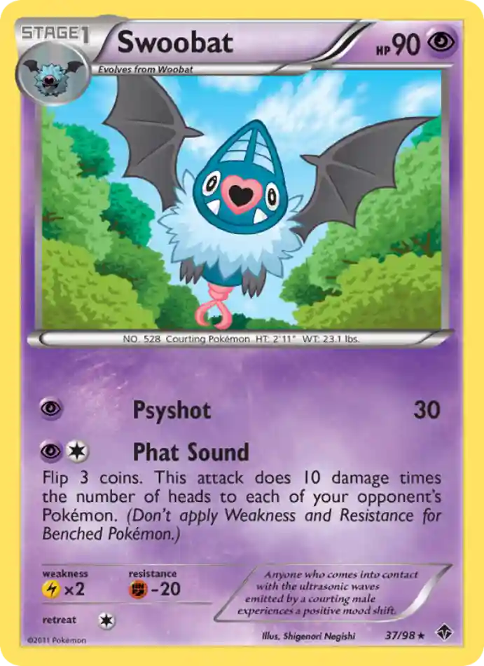 swoobat-rare-emerging-powers-037-98-pokemon-karti.webp Swoobat - Rare - Emerging Powers - 037/98 - Pokemon Kartı - Görsel 1