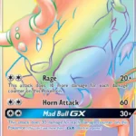 Tauros GX - Secret Rare - Sun & Moon - 156/149 - Pokemon Kartı