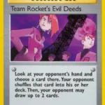 Team Rocket's Evil Deeds - Uncommon - Neo Destiny - 103/105 - Trainer Kartı