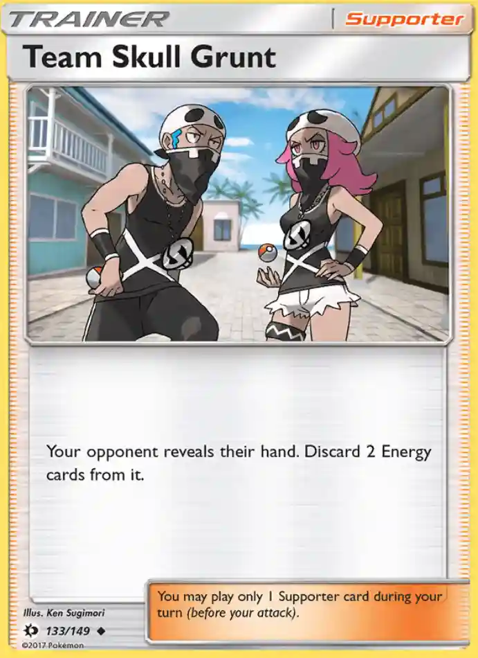 team-skull-grunt-uncommon-sun-moon-133-149-trainer-karti.webp Team Skull Grunt - Uncommon - Sun & Moon - 133/149 - Trainer Kartı - Görsel 1