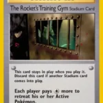 The Rocket's Training Gym - Rare - Gym Heroes - 104/132 - Trainer Kartı