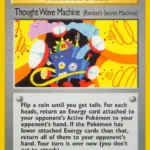 Thought Wave Machine (Rocket's Secret Machine) - Rare - Neo Destiny - 096/105 - Trainer Kartı
