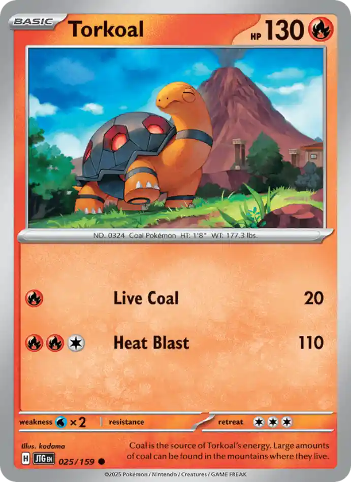 torkoal-common-journey-together-025-159-pokemon-karti.webp Torkoal - Reverse Holo Common - Journey Together - 025/159 - Pokemon Kartı - Görsel 1