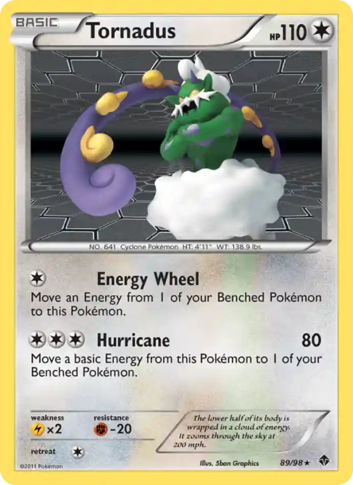 tornadus-rare-emerging-powers-089-98-pokemon-karti.webp Tornadus - Reverse Holo Rare - Emerging Powers - 089/98 - Pokemon Kartı - Görsel 1