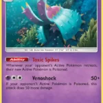Toxapex - Holo Rare - Sun & Moon - 063/149 - Pokemon Kartı