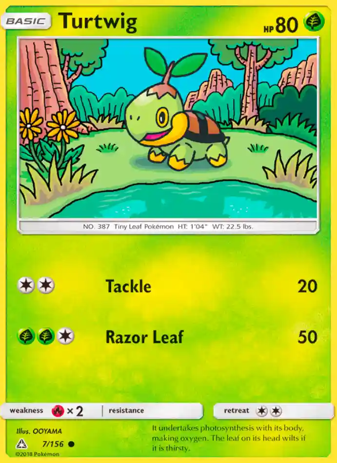 turtwig-common-ultra-prism-007-156-pokemon-karti.webp Turtwig - Reverse Holo Common - Ultra Prism - 007/156 - Pokemon Kartı - Görsel 1