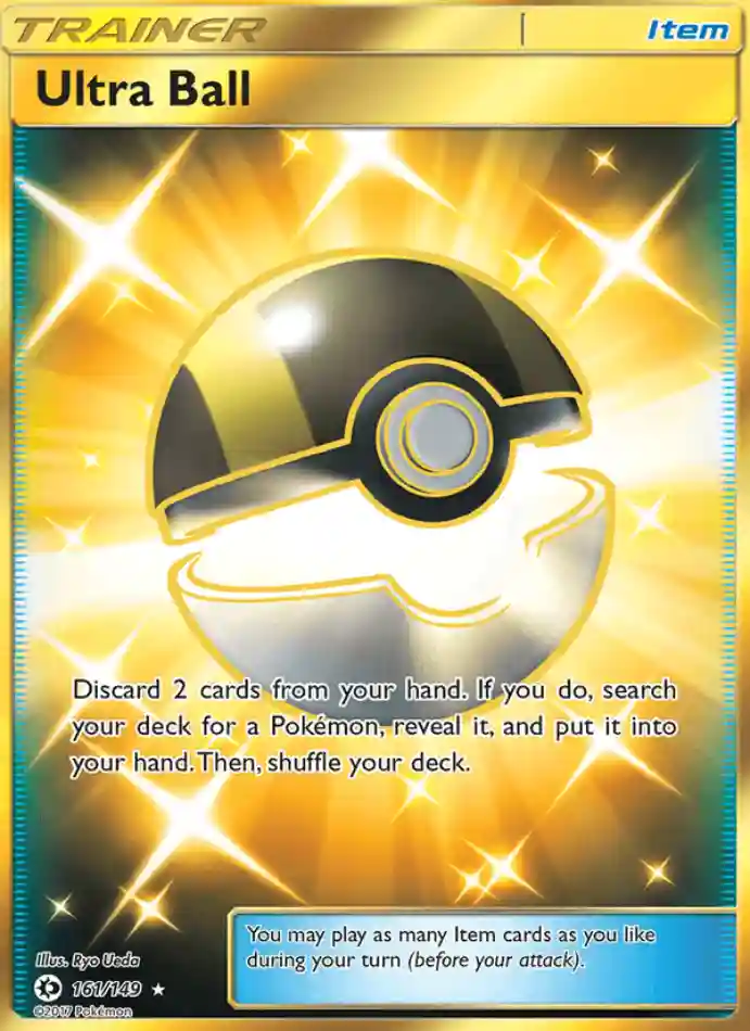 ultra-ball-secret-rare-sun-moon-161-149-trainer-karti.webp Ultra Ball - Secret Rare - Sun & Moon - 161/149 - Trainer Kartı - Görsel 1