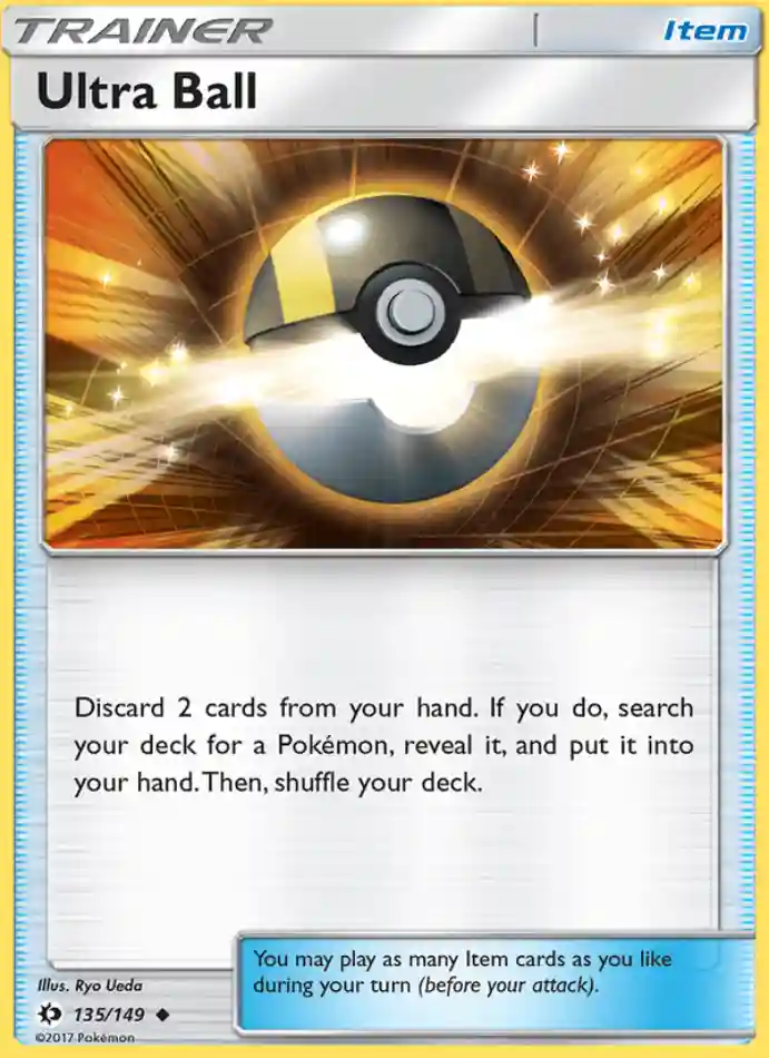ultra-ball-uncommon-sun-moon-135-149-trainer-karti.webp Ultra Ball - Uncommon - Sun & Moon - 135/149 - Trainer Kartı - Görsel 1