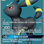 Umbreon GX - Ultra Rare - Sun & Moon - 142/149 - Pokemon Kartı
