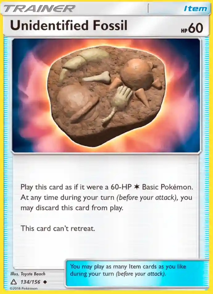 unidentified-fossil-uncommon-ultra-prism-134-156-trainer-karti.webp Unidentified Fossil - Reverse Holo Uncommon - Ultra Prism - 134/156 - Trainer Kartı - Görsel 1