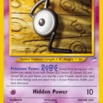 Unown [G] - Rare - Neo Destiny - 027/105 - Pokemon Kartı