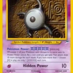 Unown [X] - Rare - Neo Destiny - 030/105 - Pokemon Kartı