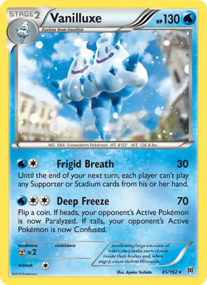 vanilluxe-rare-breakthrough-045-162-pokemon-karti.webp Vanilluxe - Reverse Holo Rare - BREAKthrough - 045/162 - Pokemon Kartı - Görsel 1