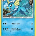 Vaporeon - Reverse Holo Rare - Hidden Fates - 018/68 - Pokemon Kartı