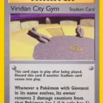 Viridian City Gym - Uncommon - Gym Challenge - 123/132 - Trainer Kartı