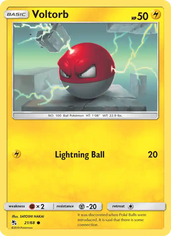 voltorb-common-hidden-fates-021-68-pokemon-karti.webp Voltorb - Common - Hidden Fates - 021/68 - Pokemon Kartı - Görsel 1