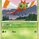 Yanma - Reverse Holo Common - Triumphant - 084/102 - Pokemon Kartı
