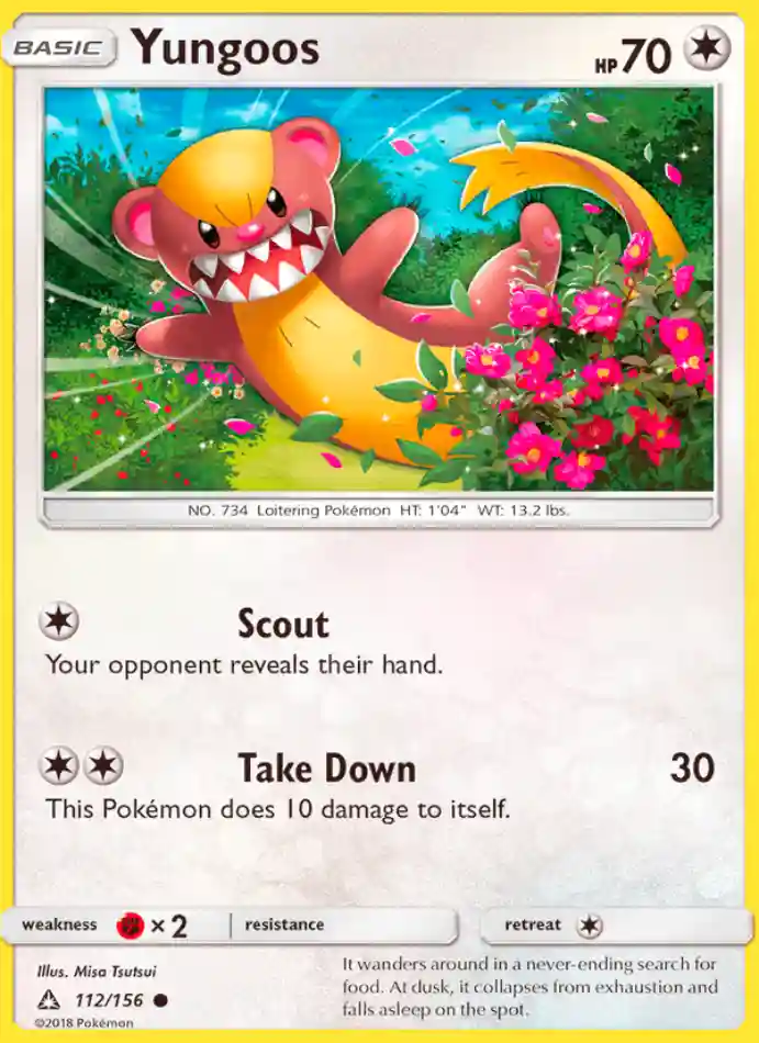 yungoos-common-ultra-prism-112-156-pokemon-karti.webp Yungoos - Reverse Holo Common - Ultra Prism - 112/156 - Pokemon Kartı - Görsel 1
