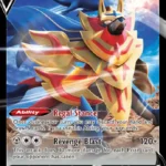 Zamazenta V - Holo Rare V - Brilliant Stars - 105/172 - Pokemon Kartı