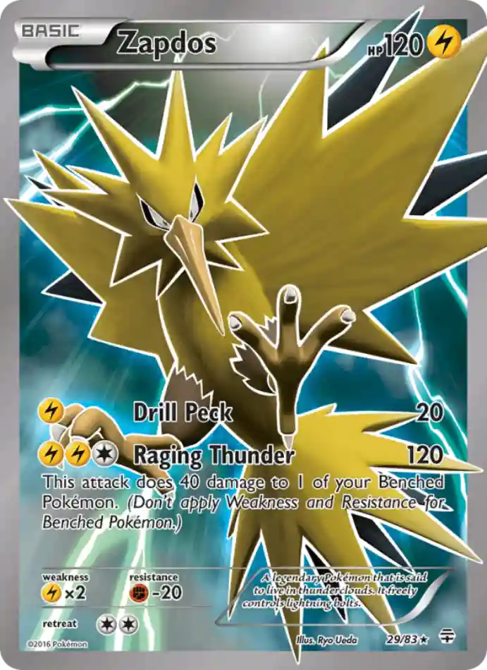 zapdos-ultra-rare-generations-029-83-pokemon-karti.webp Zapdos - Ultra Rare - Generations - 029/83 - Pokemon Kartı - Görsel 1