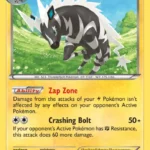Zebstrika - Reverse Holo Rare - BREAKpoint - 049/122 - Pokemon Kartı