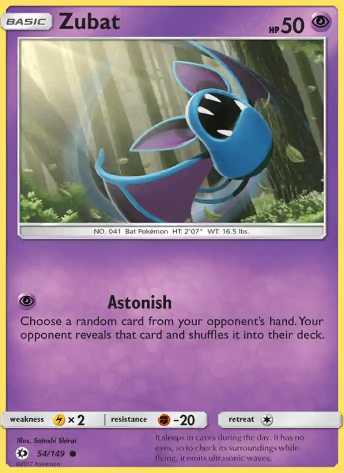 zubat-common-sun-moon-054-149-pokemon-karti.webp Zubat - Common - Sun & Moon - 054/149 - Pokemon Kartı - Görsel 1